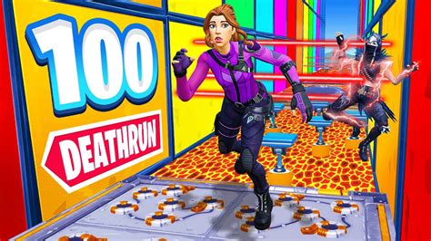 100 lv deahtrun fortnite chapter 2|Fortnite 100 level deathrun.